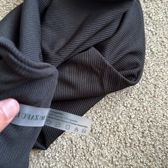 -NWT ZAFUL Women's V Neck Tankini Set - Size: Medium - Picture 5 of 6